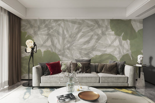 Nature inspired ginkgo leaves wallpaper
 B774