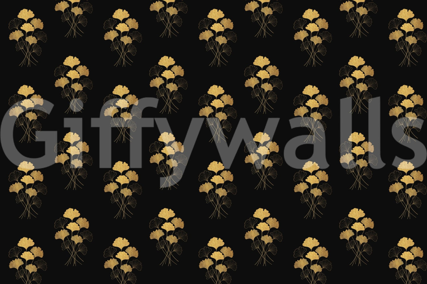 Ginkgo Luxury Gold Wall Mural