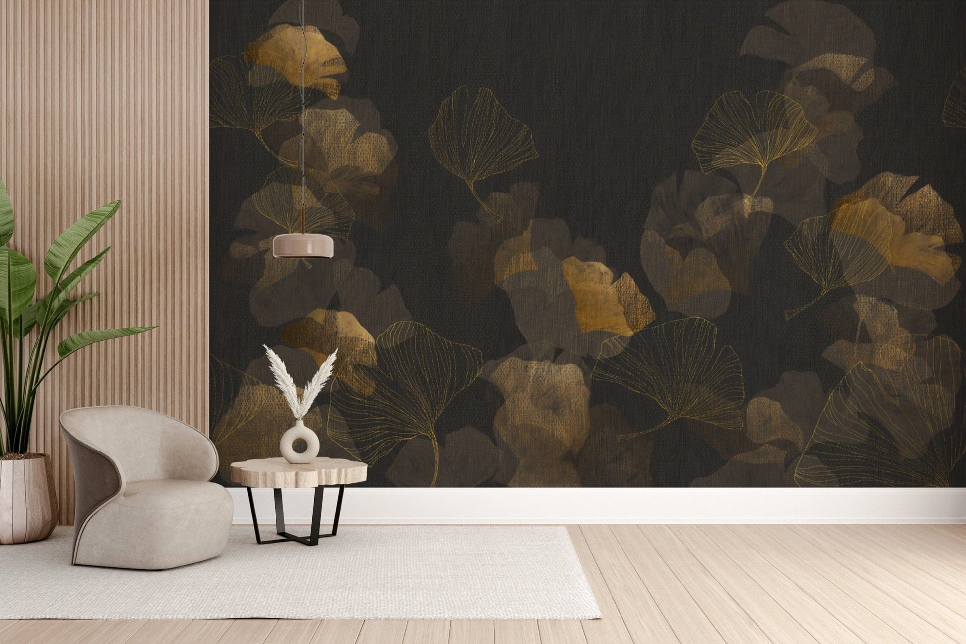 Stylish Botanical Wallpaper for Interiors