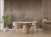 Soft, dark shadows of the leaves are visible behind them.

