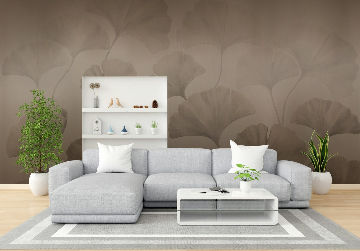 The overall design is simple and peaceful.

