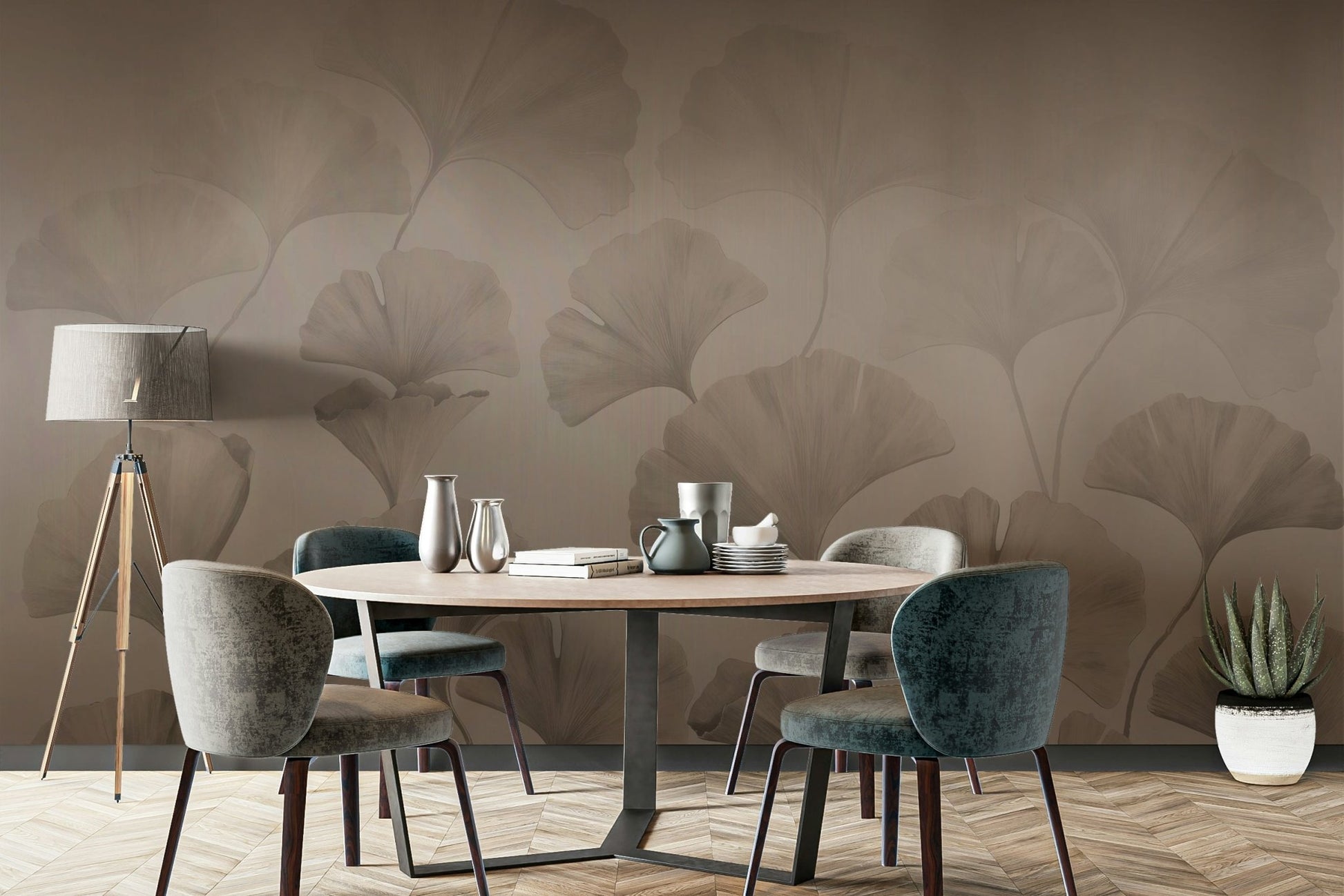 The light source seems to be from one side, casting the shadows.

