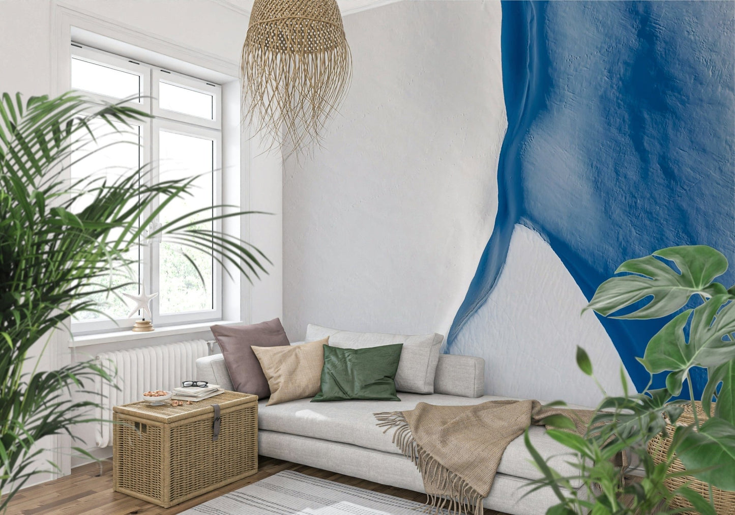 A classic abstract design wallpaper for walls.