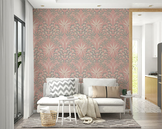 Floral damask wallpaper design. GD2921

