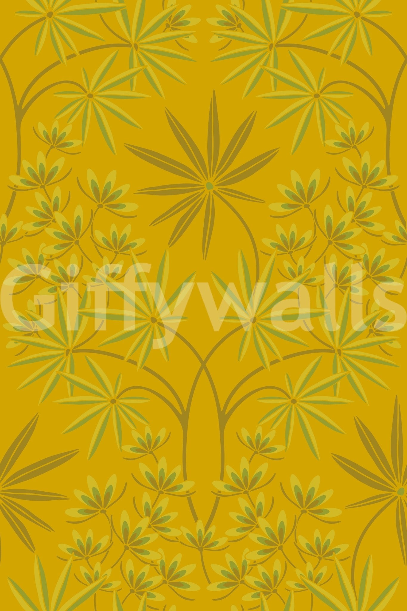 Detailed floral and damask print.