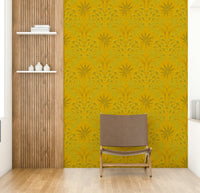 Ornate floral design for walls.

