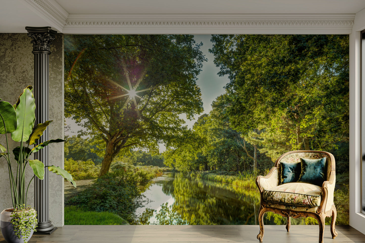 The plants appear lush and full of life.

