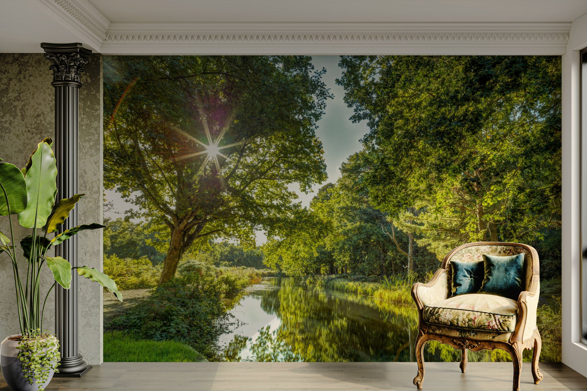 The plants appear lush and full of life.

