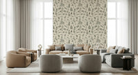 Curious Global Chic Travel Wallpaper, wallcovering of explorers.