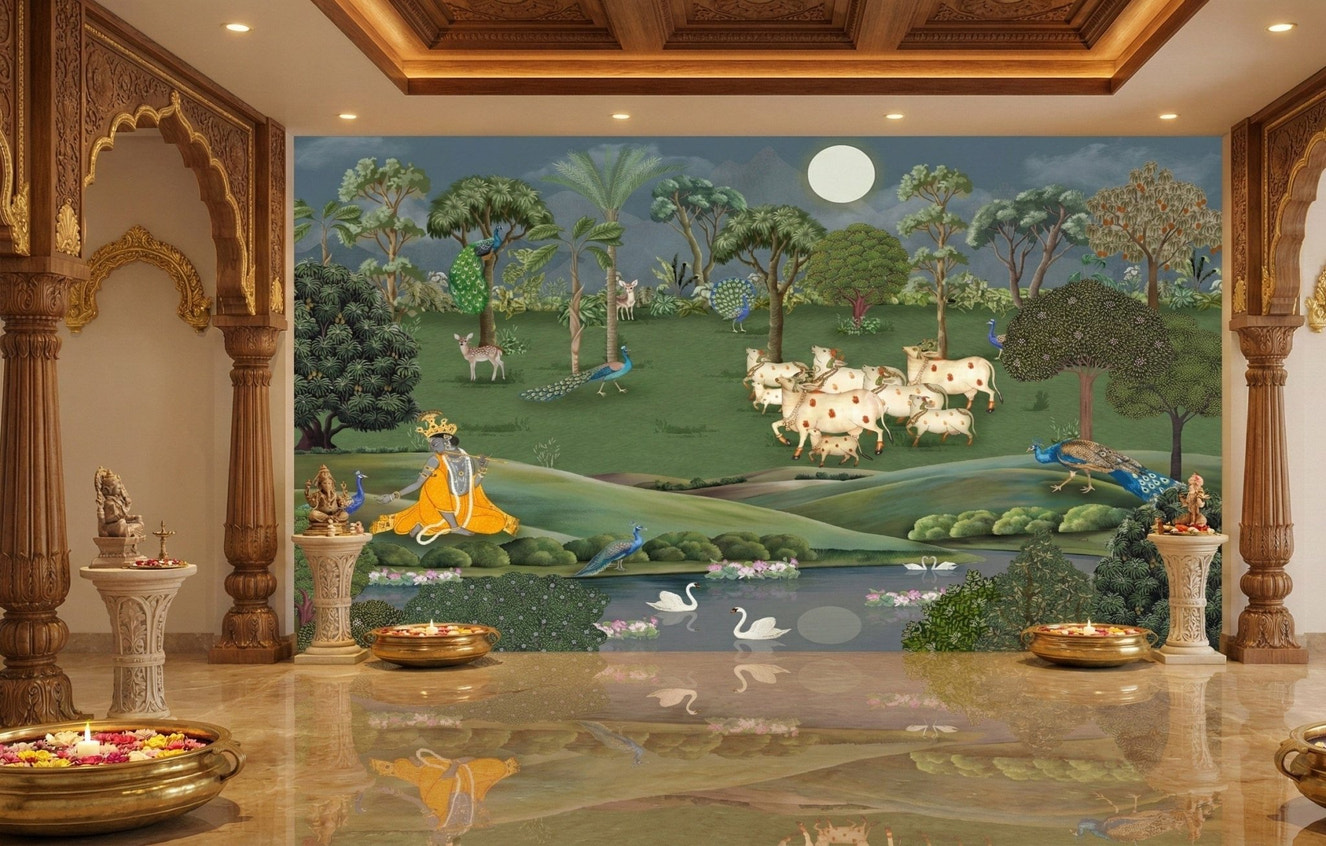 Gokul Grazing Wall Mural