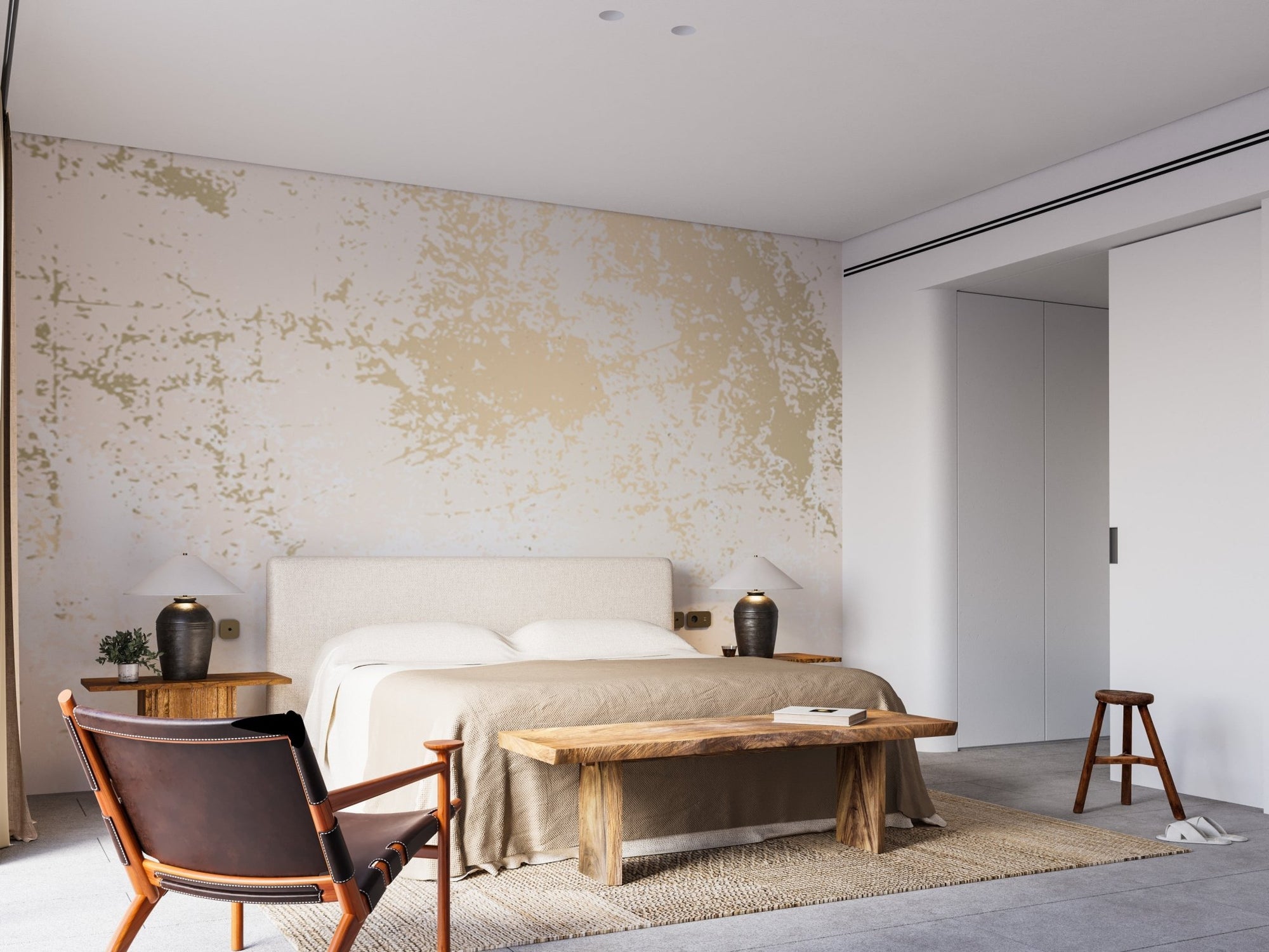 Luxurious gold marble wallpaper mural with elegant textures. A952
