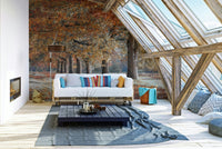 Serene autumn path mural for a peaceful vibe

