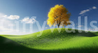 A high-quality serene woodland wall mural for walls.

