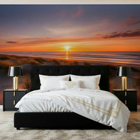 Golden Dune Dawn Wall Mural featuring soft morning sunlight, GD7888