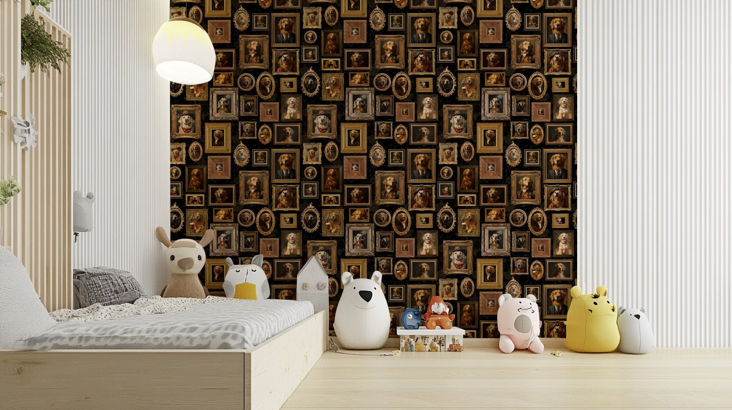 High-resolution artistic rendering of dogs.

