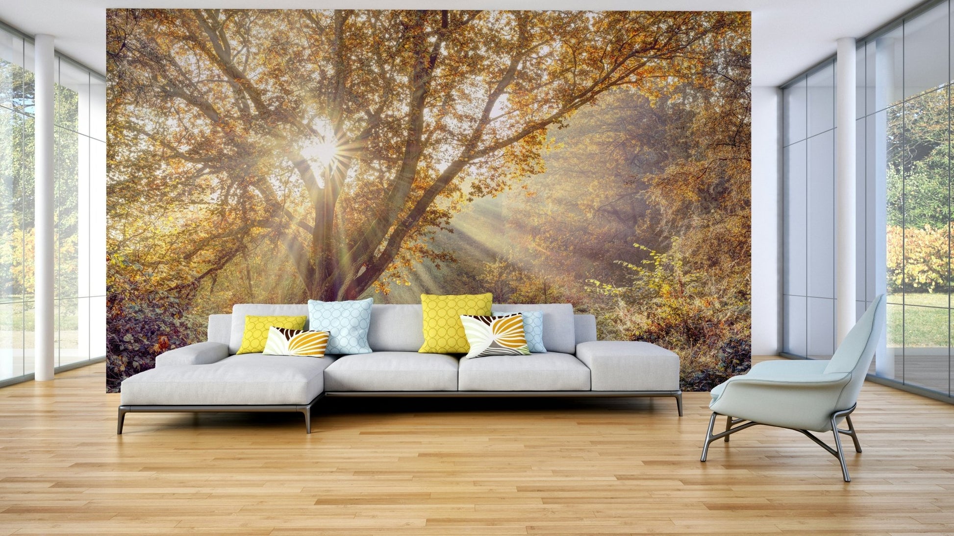 The mood is peaceful and serene.

