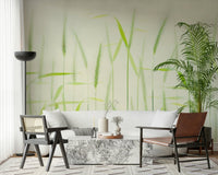 A graceful subtle pattern wall mural in warm, natural tones., GD5223