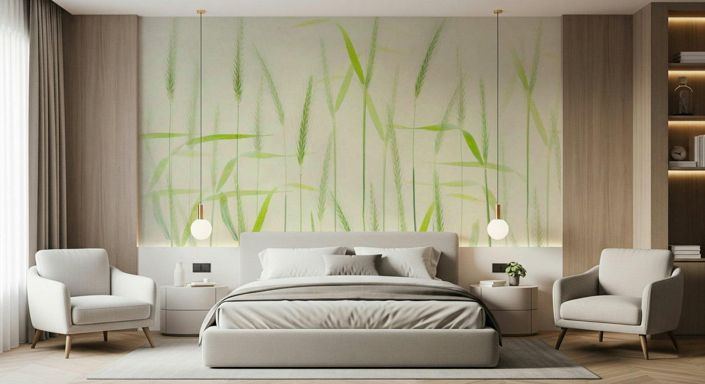 A beautiful wide-angle wall mural of a peaceful field., GD5223