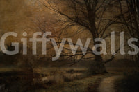 A high-quality minimalist tree wall mural for walls., GD5614