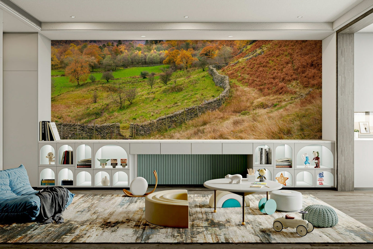 Peaceful expansive landscape.

