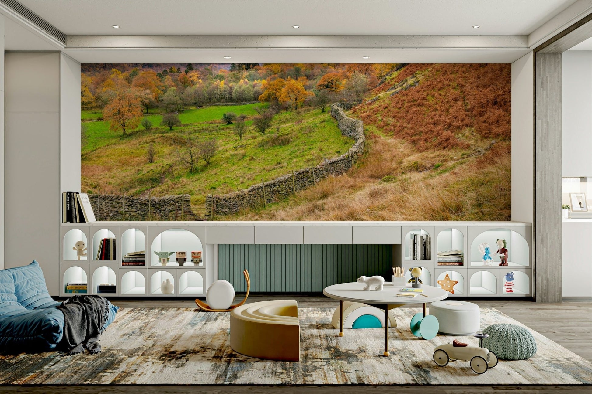 Peaceful expansive landscape.

