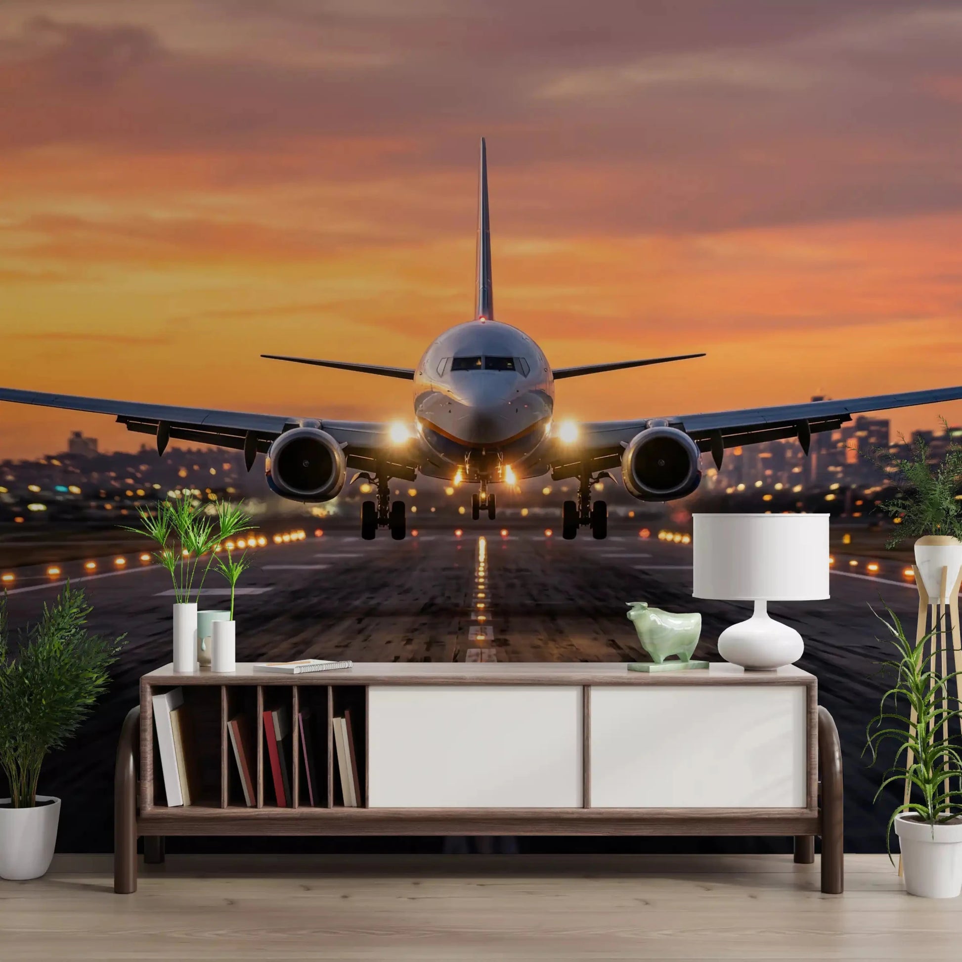 Golden Hour Ascent Wall Mural