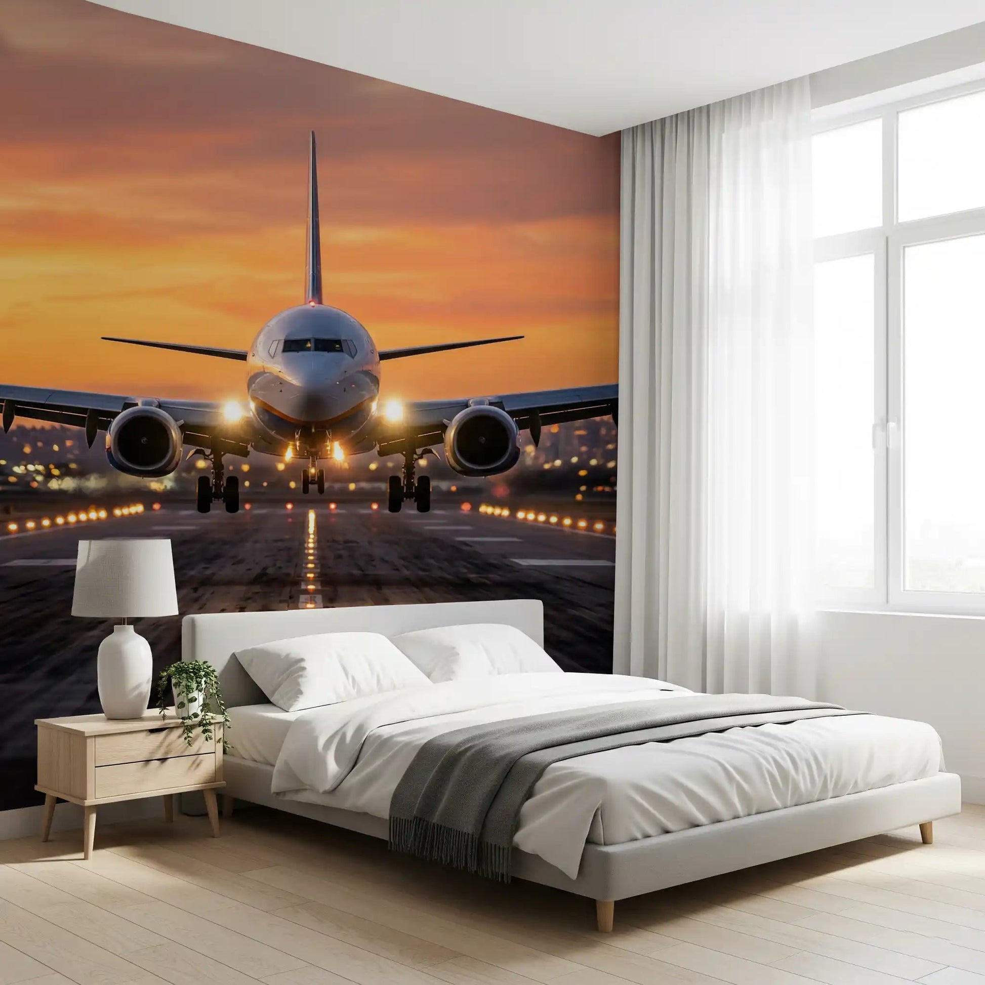 Golden Hour Ascent Wall Mural
