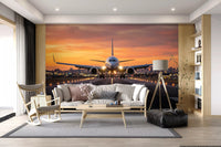 Golden Hour Ascent Wall Mural