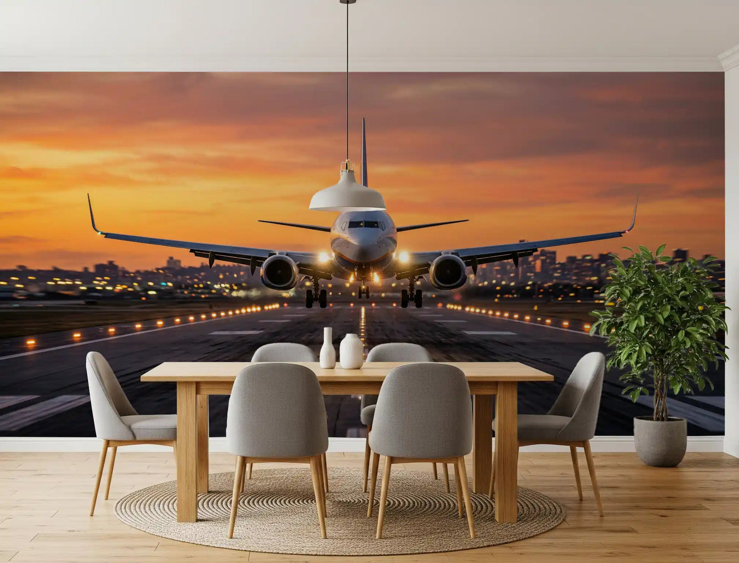 Golden Hour Ascent Wall Mural