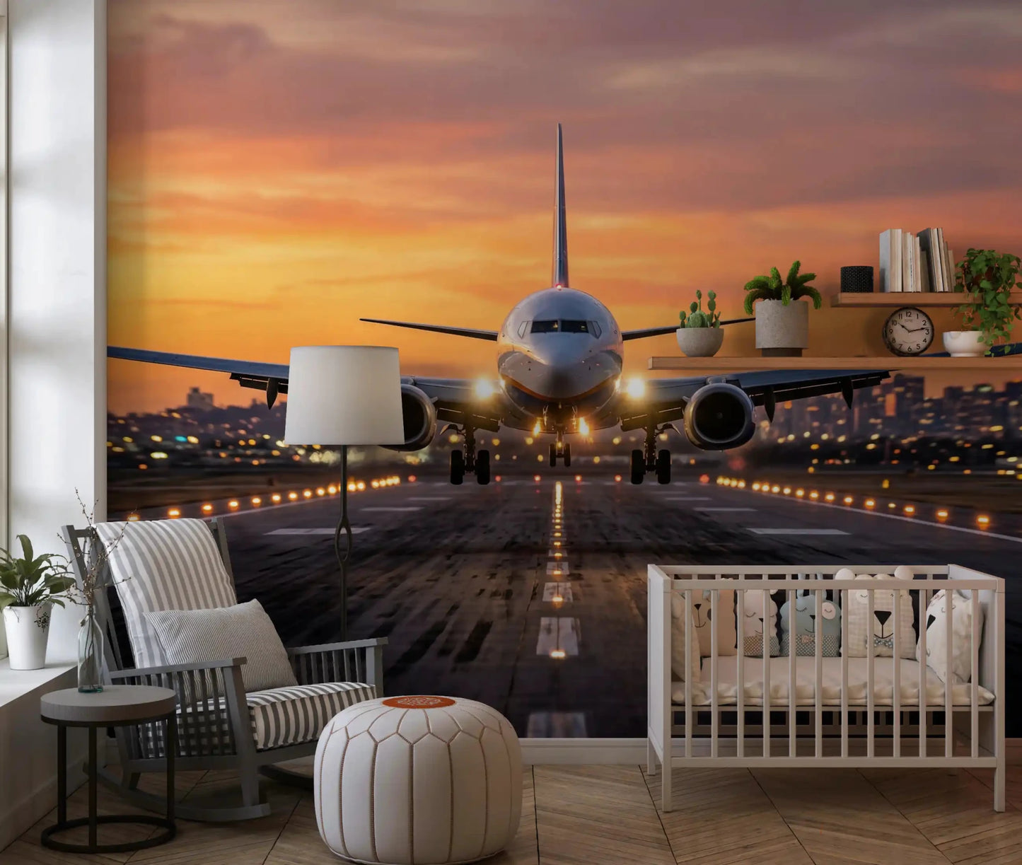 Golden Hour Ascent Wall Mural