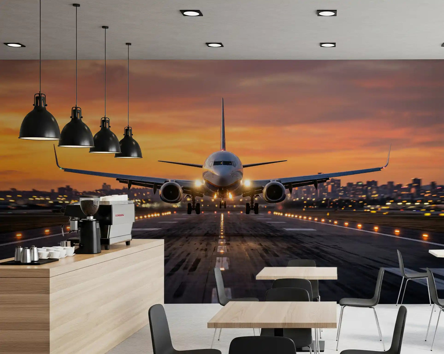 Golden Hour Ascent Wall Mural