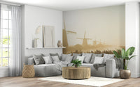 A serene historic landscape wall mural for your decor.