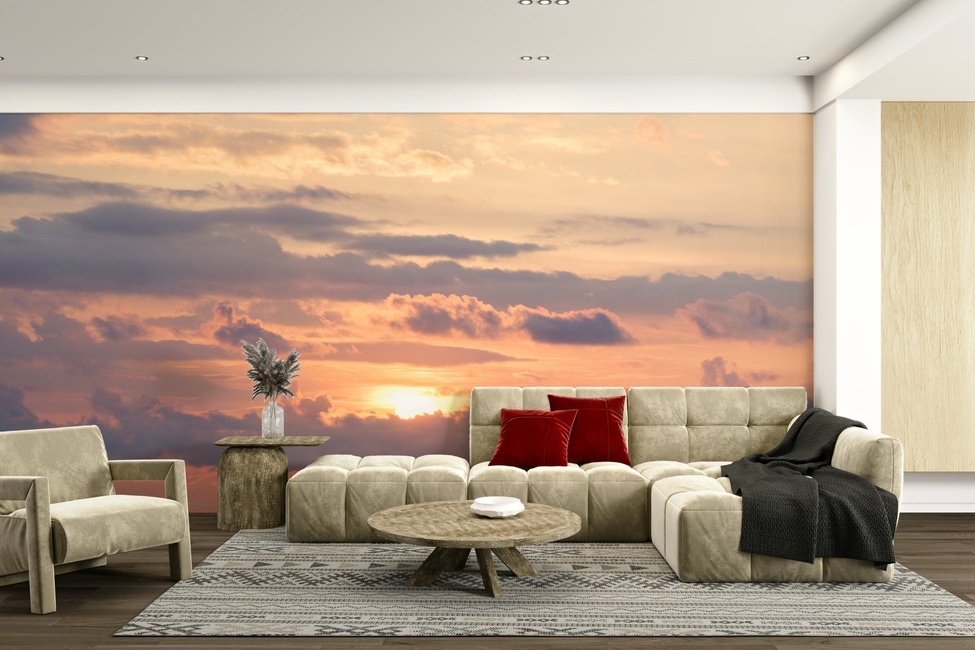 An artistic nature inspired mural for home decor., GD5129