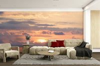 An artistic nature inspired mural for home decor., GD5129