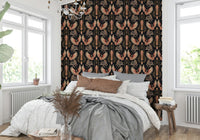 Phoenix design in black and gold GD285


