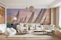Golden Hour Regatta Wall Mural