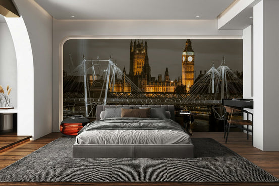 Golden Jubilee Spectacle Wall Mural showing the London skyline, GD2328