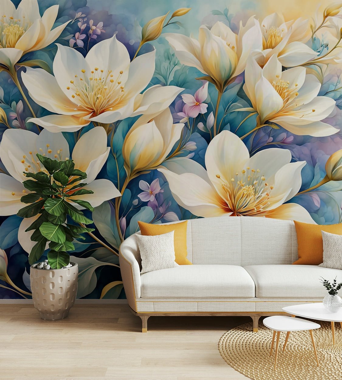 The look is subtle, sophisticated, and very serene.
