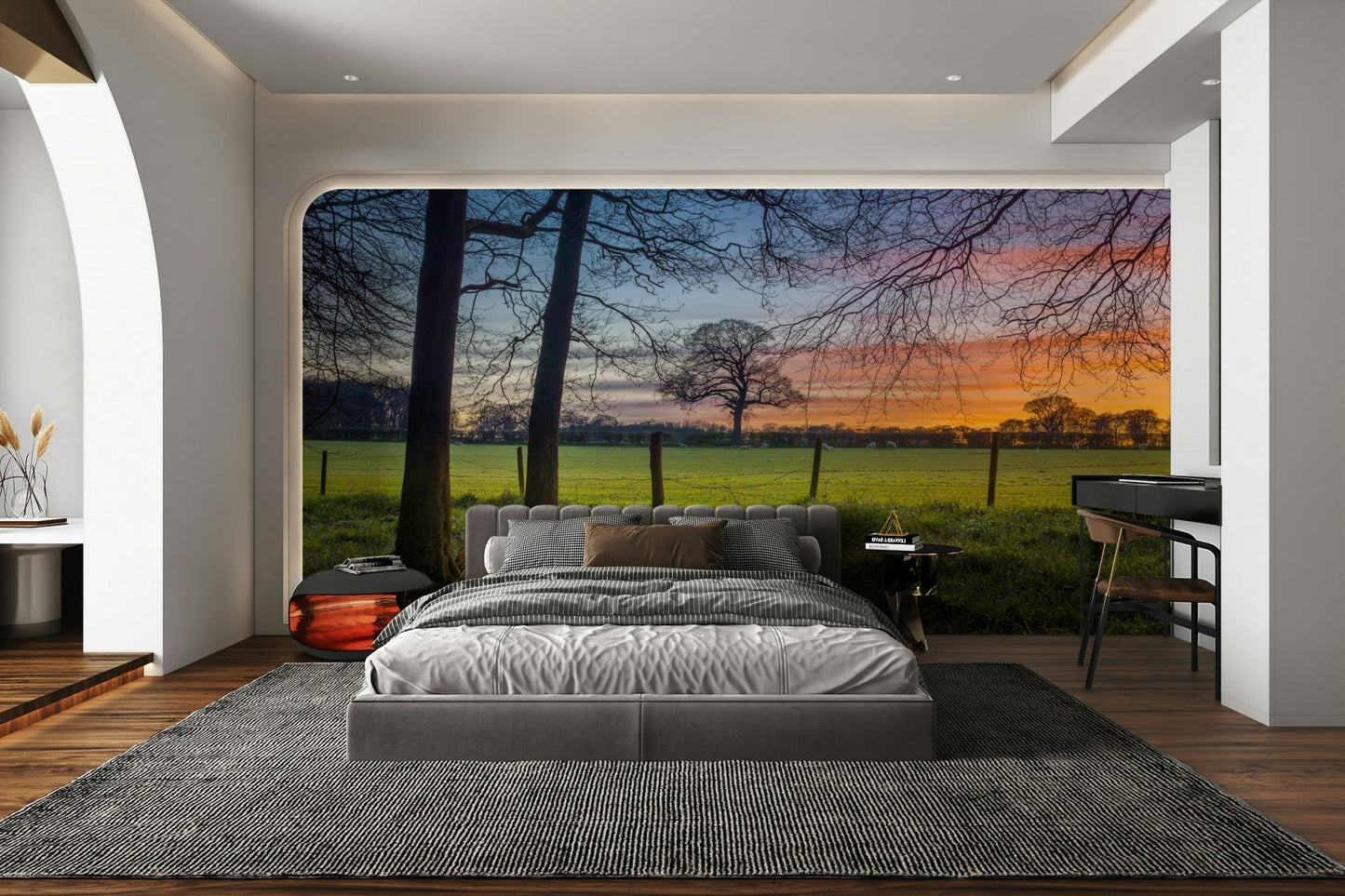 The image has a calm, tranquil mood.

