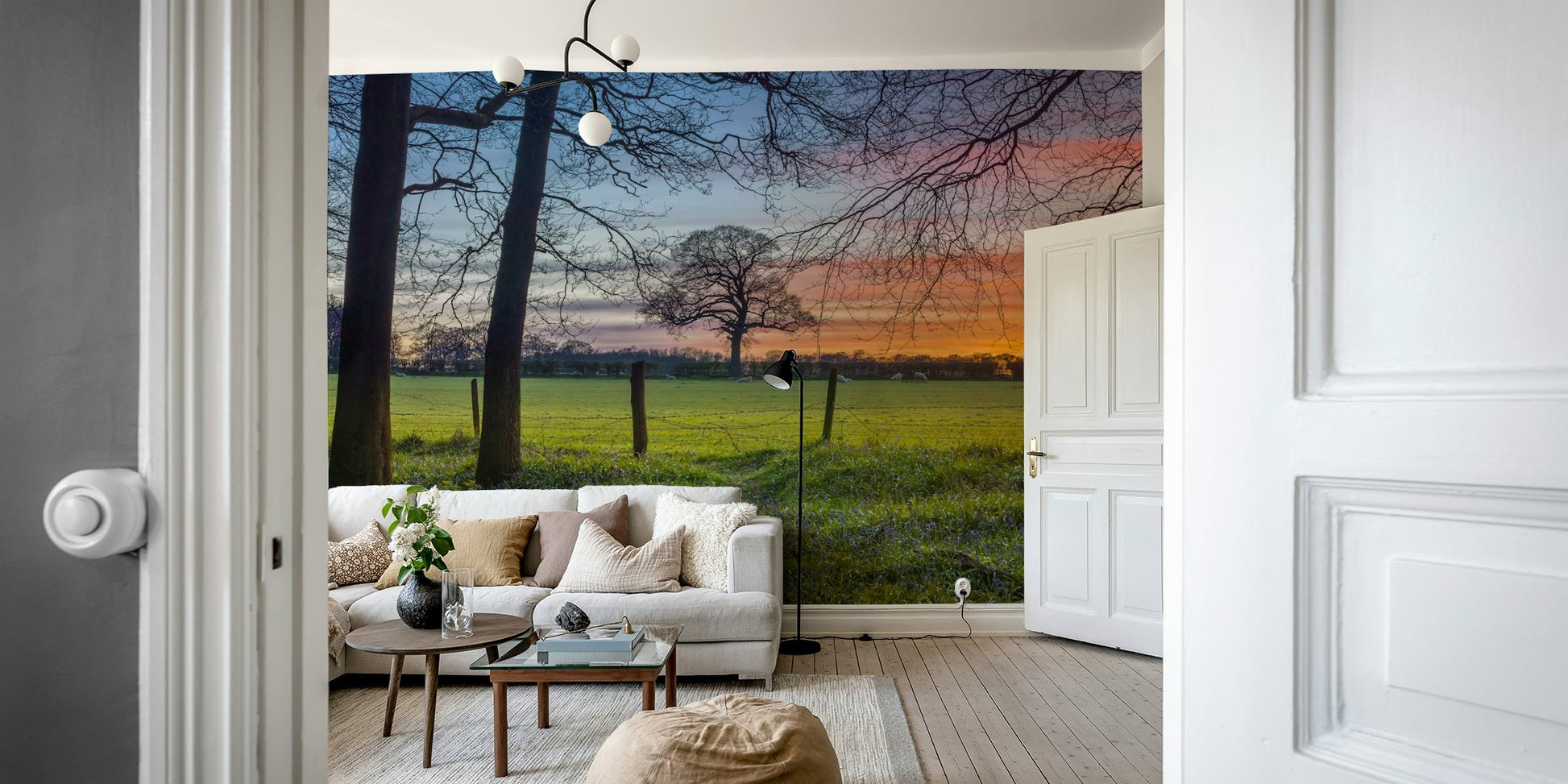 The design has a beautiful, natural aesthetic.

