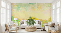 Detail builds in every brushstroke of this golden whispers wall mural's painterly surface.GD9594