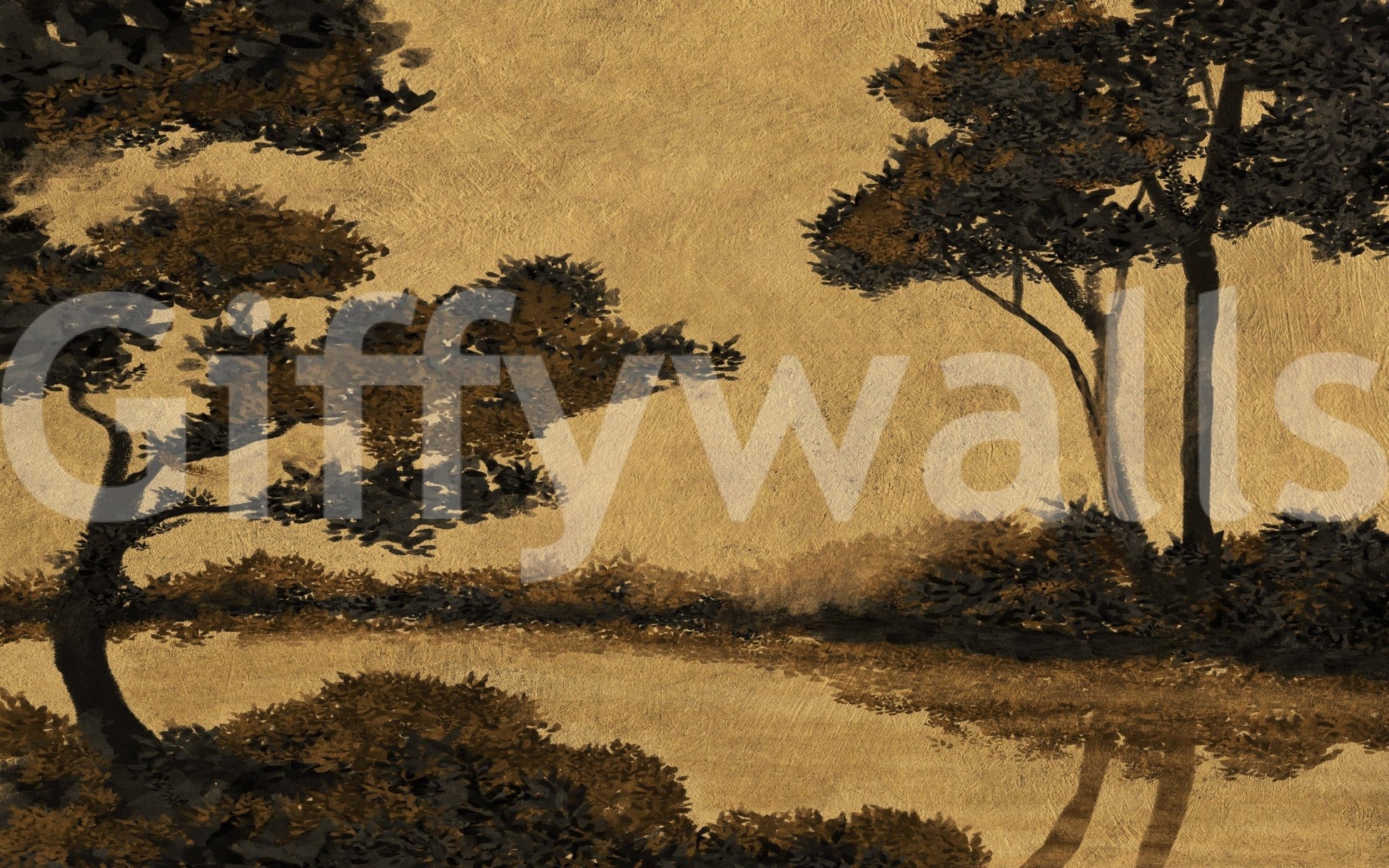 A high-quality serene ocean wall mural for walls.