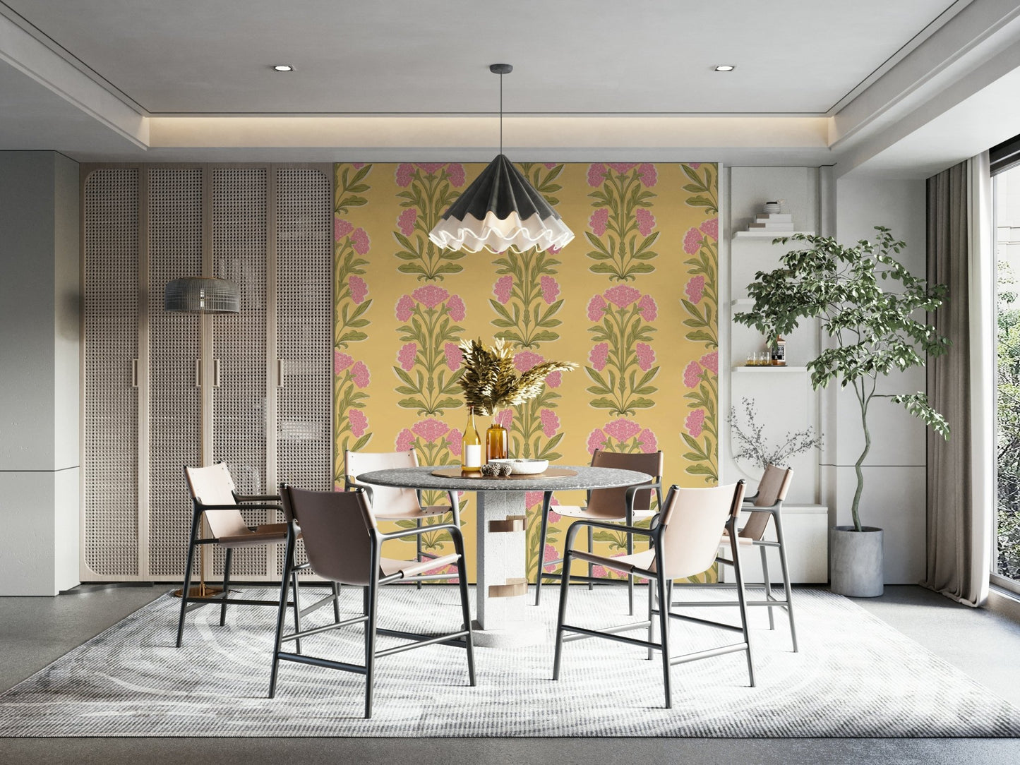 The style is artistic and traditional.

