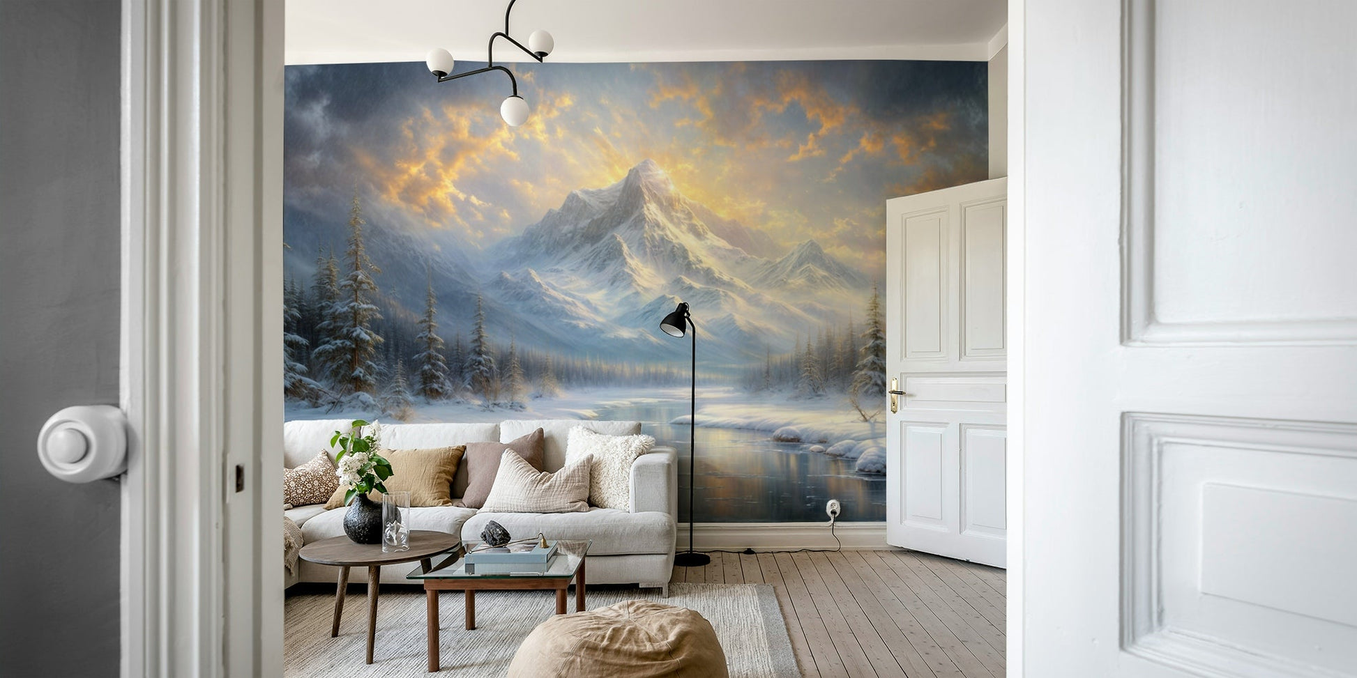 The image feels peaceful and restful.

