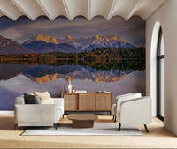 A classic mountain peak wallpaper for walls., GD5791
