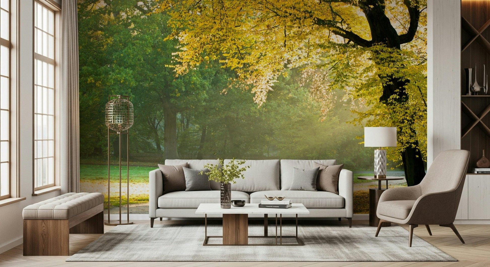 Artistic photography wallpaper with realistic depth and soft focus effects.