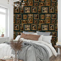 Dogs in relaxed, contemplative poses.

