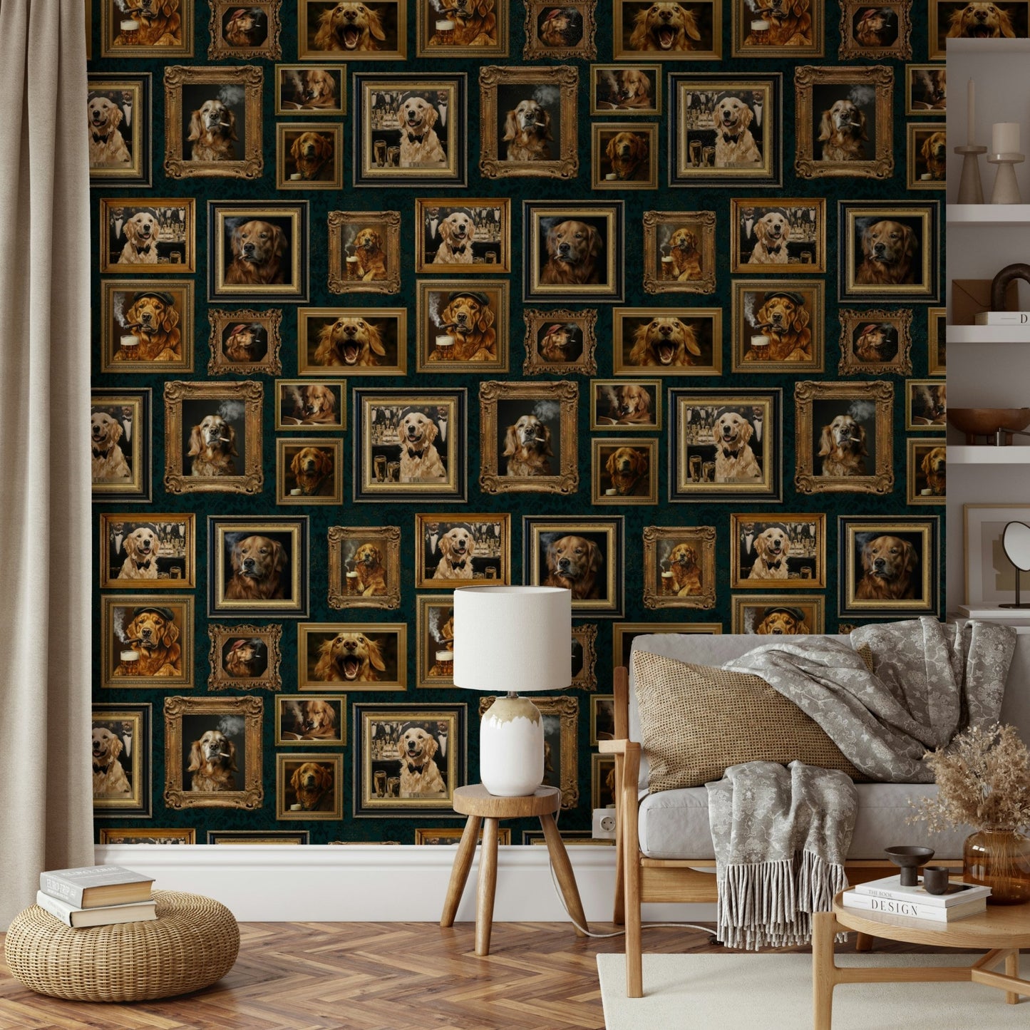 Playful and sophisticated animal portraits.

