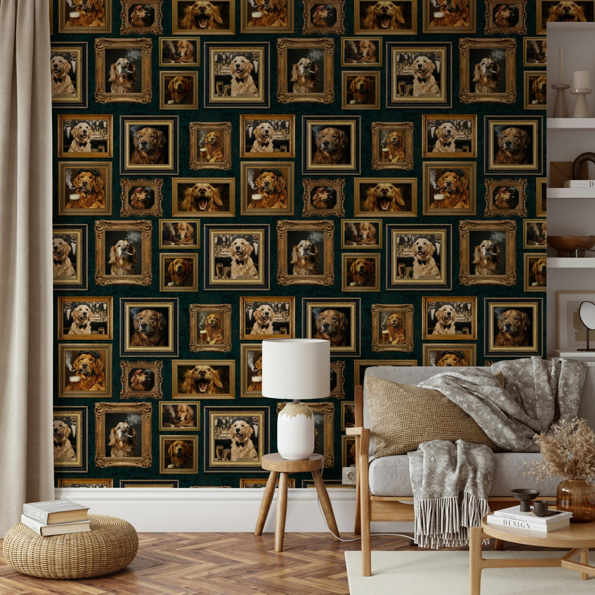 Playful and sophisticated animal portraits.

