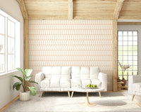 Contemporary living space featuring Golden sand Wallpaper.
